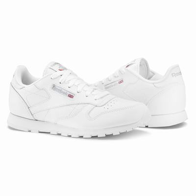 Reebok Men's Classic Leather Shoes White,US-82451